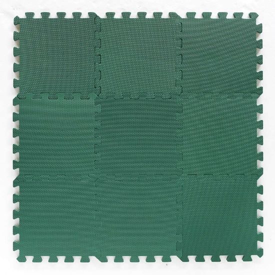 BabyDan hrací podložka puzzle Dark Green 90x90cm