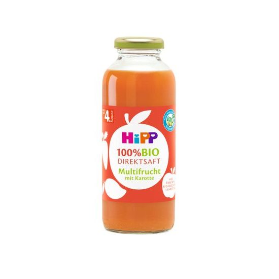 HiPP 100% BIO JUICE Ovocná šťáva s karotkou 330 ml