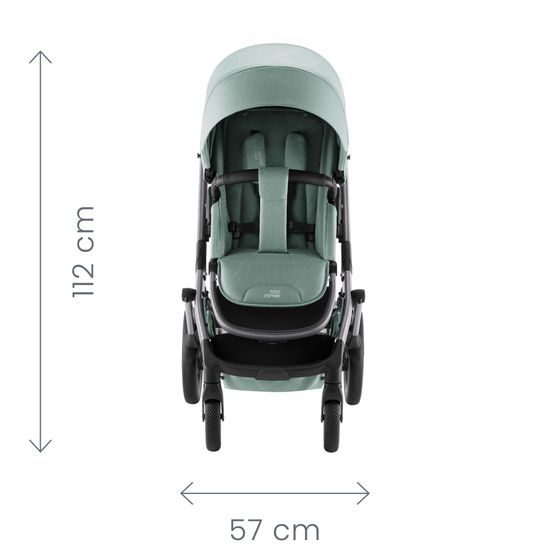 BRITAX RÖMER Set kočárek Smile 5Z + hluboká korba + autosedačka Baby-Safe PRO