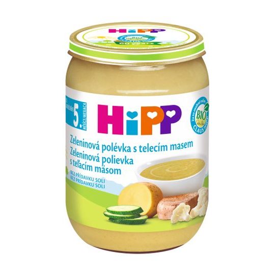 HiPP BIO Zeleninová polévka s telecím masem