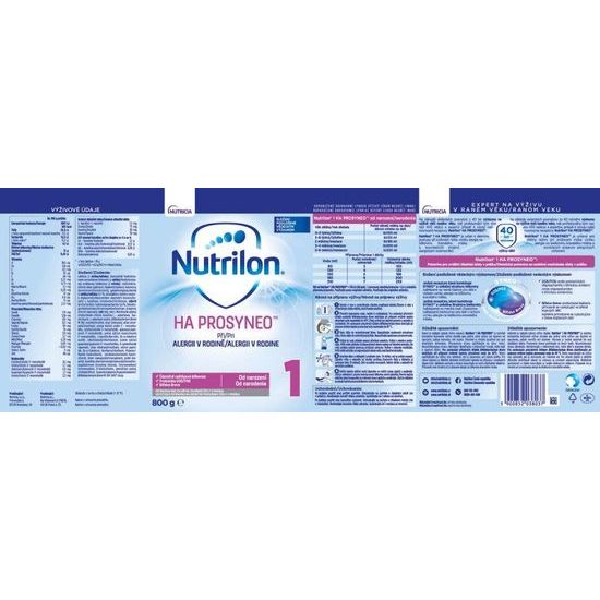 Nutrilon 1 Počateční mléko PROSYNEO H.A. 800 g