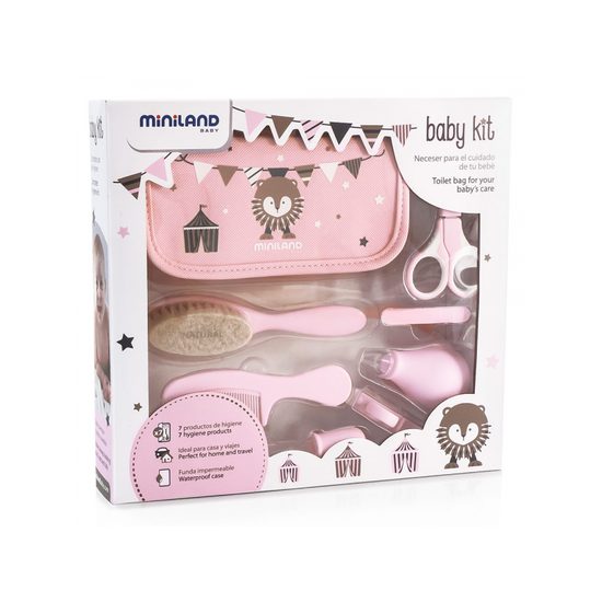 Miniland Sada hygienická Baby Kit Pink