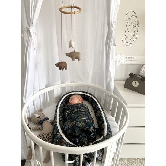 Sleepee Hnízdečko pro miminko Newborn Jungle Khaki