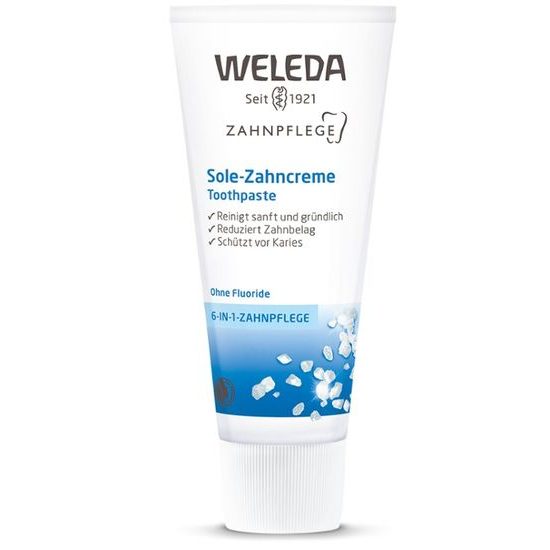 Weleda Sole nepěnivá zubní pasta s mořskou solí, 75 ml