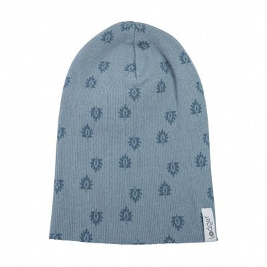 LODGER Beanie Print Rib Ocean 0 - 6 měsíců