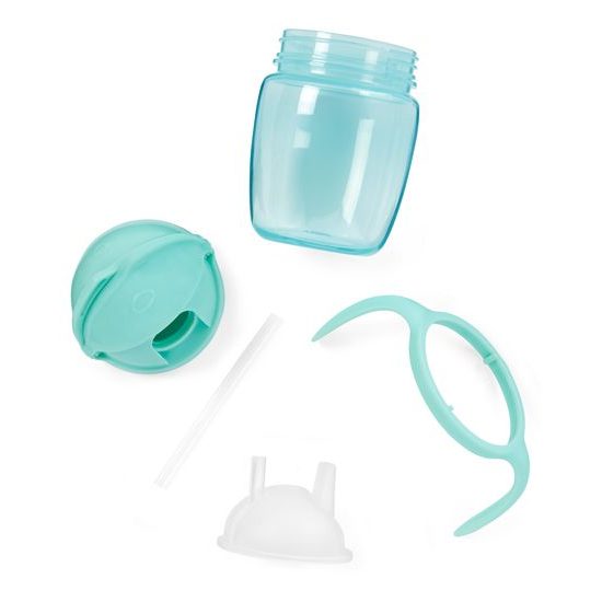 Skip Hop Hrnek rostoucí Sip-to-Straw Teal 6 m+