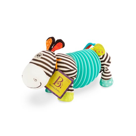 B-Toys Tahací harmonika zebra Squeezy Zeeby