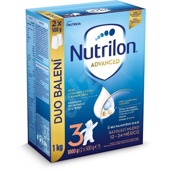 Nutrilon 3 Batolecí mléko Advanced 1kg