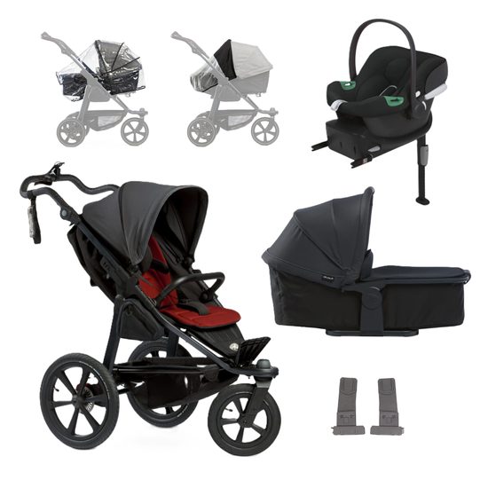 TFK set PRO 2024 frame Pro + stroller seat Pro + carrycot Pro combi + příslušenství + Aton B2 i-Size + Base One
