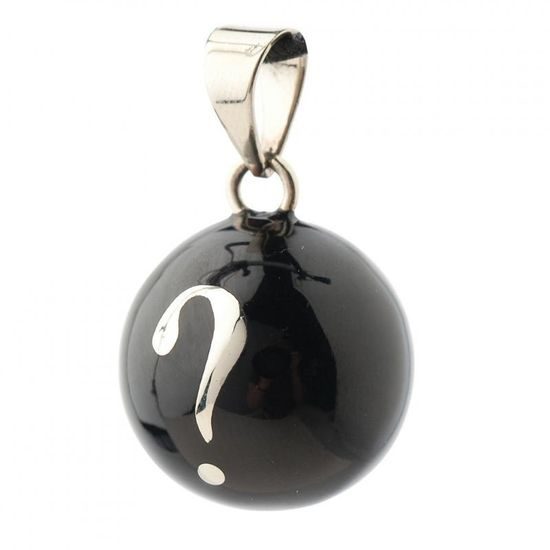 BABYLONIA BOLA black silver question mark