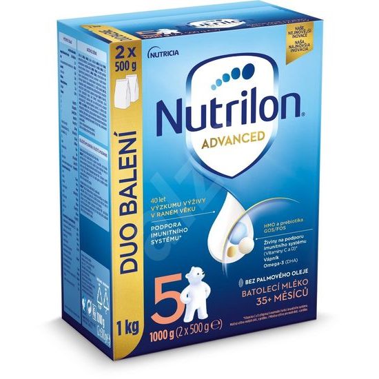 Nutrilon 5 Dětské mléko Advanced 2x1kg