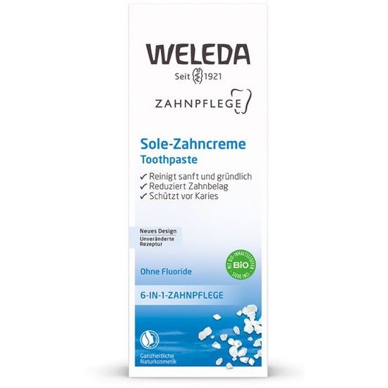 Weleda Sole nepěnivá zubní pasta s mořskou solí, 75 ml