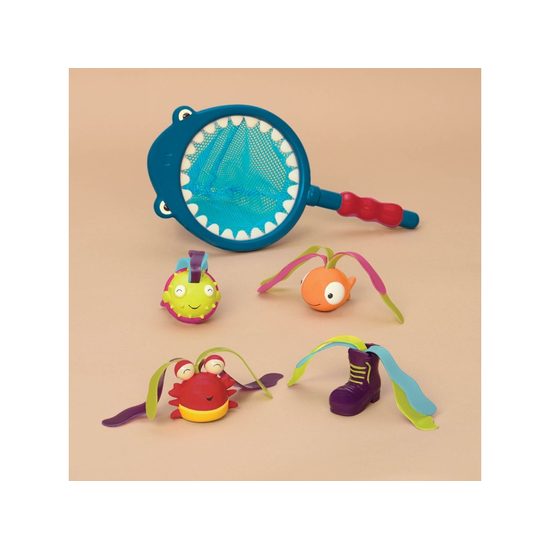 B-toys Podběrák s hračkami na potápění Žralok Finley