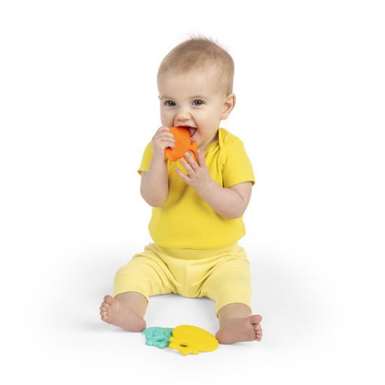 Bright Starts Kousátko Gummy Buddies™ 3ks 3m+