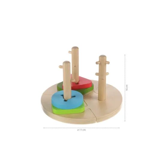 ZOPA Dřevěná Montessori puzzle