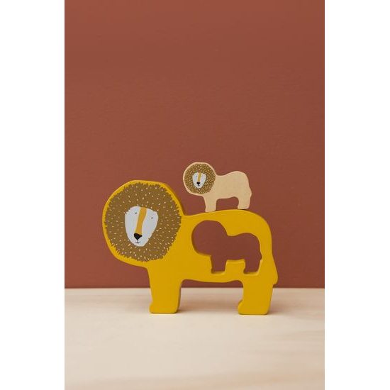 Trixie Baby Dřevěné baby puzzle Lion