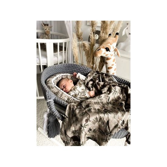 Sleepee Hnízdečko pro miminko Newborn Jungle Khaki