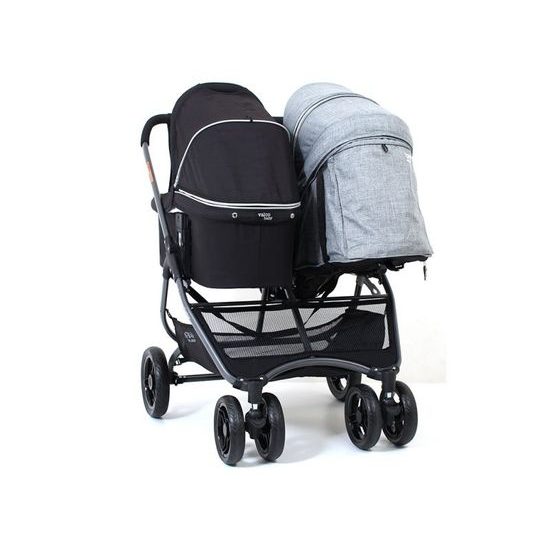 valco baby Snap Ultra Duo Tailor Made Grey Marle + 2x Korba + Adaptéry