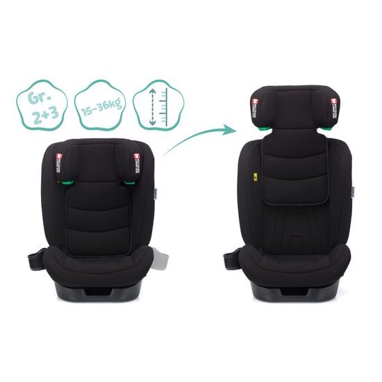 Fillikid Autosedačka Eli Pro Isofix i-size 100-150 cm black