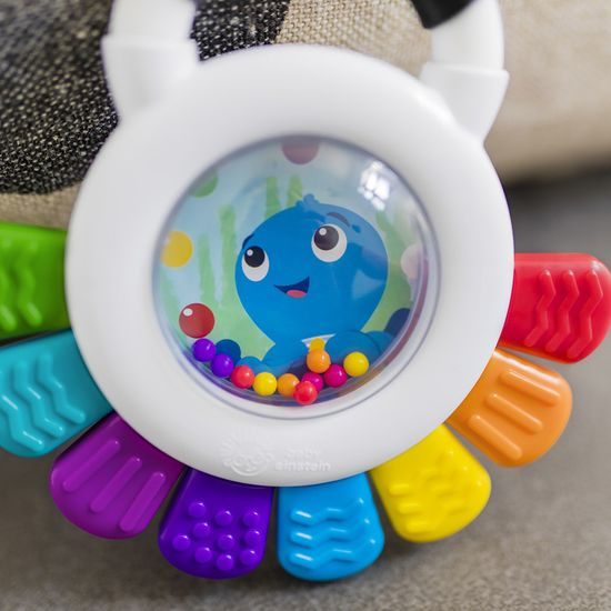 Baby Einstein Hračka senzorická chrastítko a kousátko bez BPA Outstanding Opus™ 3m+