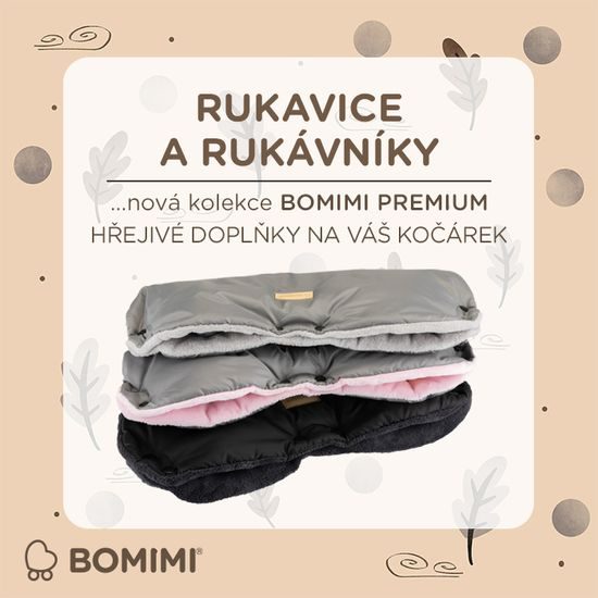 Bomimi FLAPI PREMIUM rukávník, grey-pink