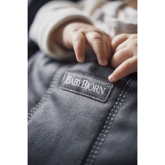 BABYBJÖRN Lehátko Bouncer Bliss Anthracite cotton, tmavě šedá konstrukce