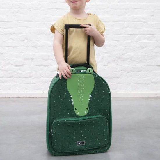 Trixie Baby Dětský kufr na kolečkách Crocodile
