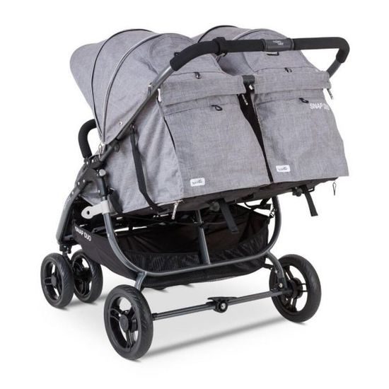 valco baby Snap Ultra Duo Tailor Made Grey Marle + 2x Korba + Adaptéry