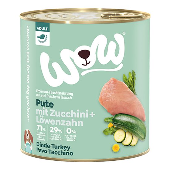 WOW Krocan s cuketou Adult konzerva 800g