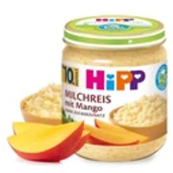 HIPP BIO Mléčná rýže s mangem 200g