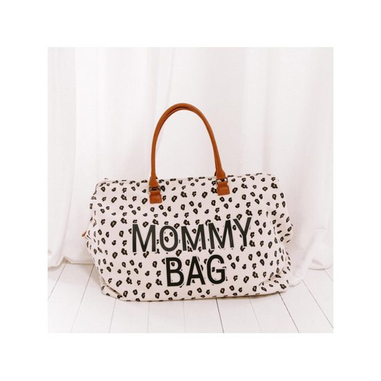 Childhome Přebalovací taška Mommy Bag Canvas Leopard