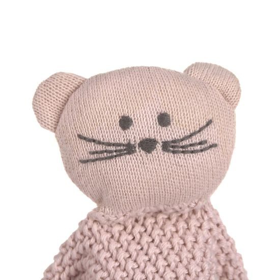 Lässig Knitted Baby Comforter Little Chums mouse