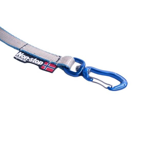 Non-stop Dogwear Rock leash white/blue 10mm vodítko