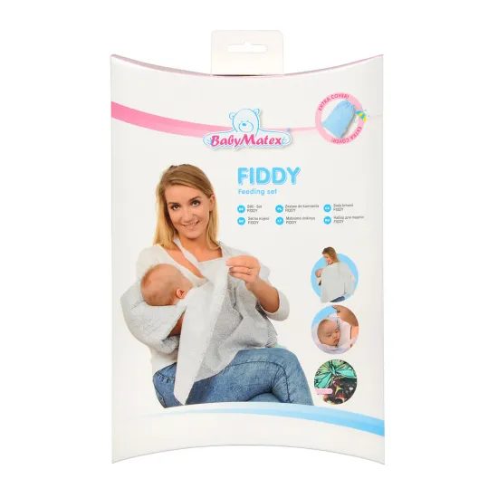 Babymatex FIDDY Šátek na krmení s povlakem