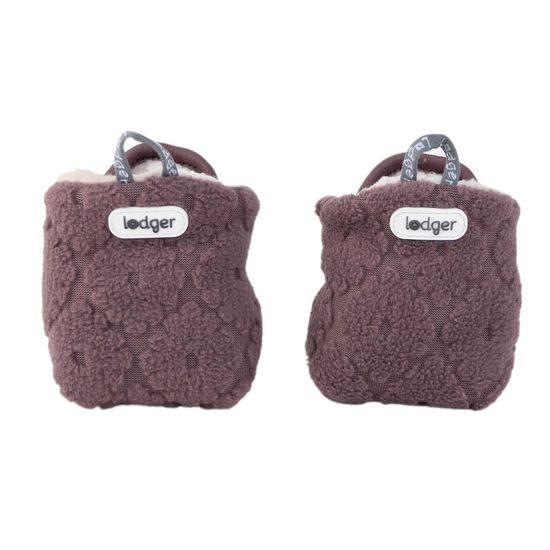 LODGER Slipper Folklore Fleece Mauve 6 - 12 měsíců