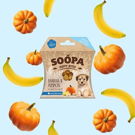 Soopa Pets Soopa Healthy Bites Puppy s banánem a dýní 50 g