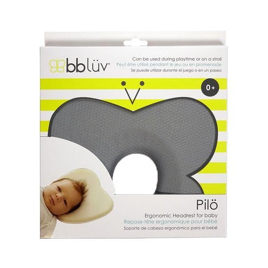 BBLÜV Pilö Ergonomický podhlavník Grey