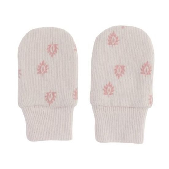 LODGER Mittens Print Rib Tan