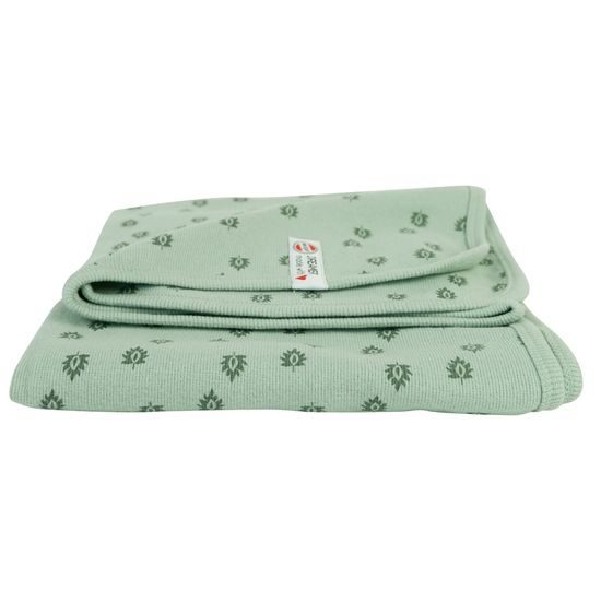 LODGER Dreamer Newborn Rib Silt Green 100 x 100 cm