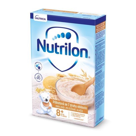 Nutrilon Pronutra® Piškotová kaše se 7 druhy obilovin 225g