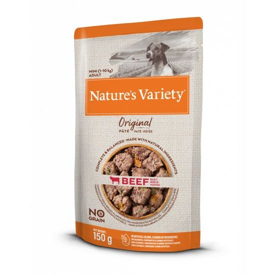 Natures Variety kapsička original pro malé psy s hovězím 150g