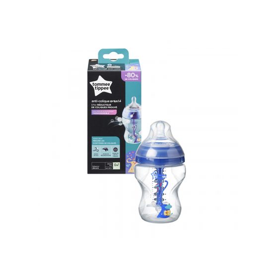 Tommee Tippee Kojenecká láhev Advanced Anti-Colic Boy 260ml 0m+