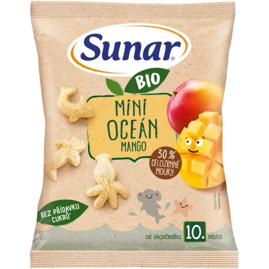 Sunar BIO Křupky mini oceán mango 18g