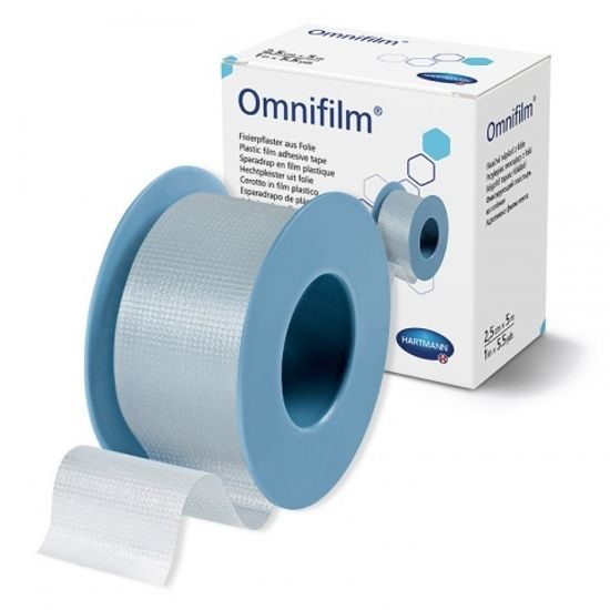 HARTMANN Náplast cívková Omnifilm 2.5 cm x 5 m porézní fólie 1 ks