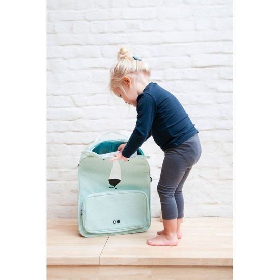 Trixie Baby Dětský kufr na kolečkách Polar Bear