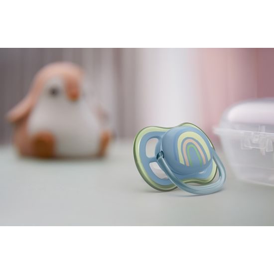 Philips AVENT Šidítko Ultra air Obrázek 0-6m duha, 1ks