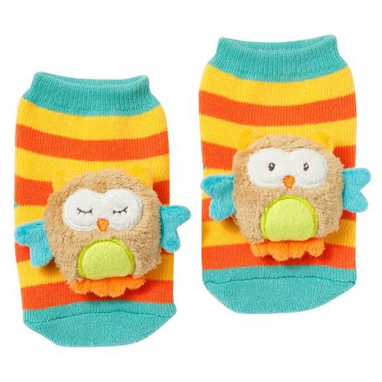 BABY FEHN Chrastící ponožky sova