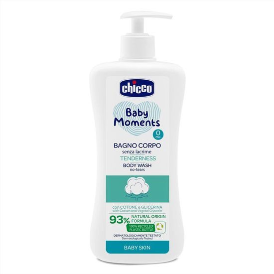 Chicco Šampon na tělo s dávkovačem Baby Moments 500ml