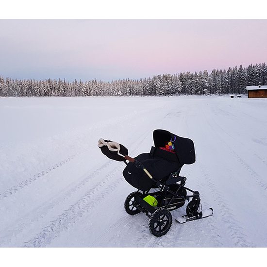 SNOWALK lyže ke kočárku