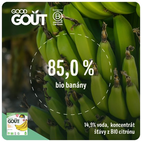 Good Gout BIO Banán (4x85 g)